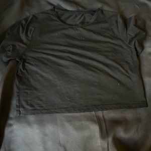 Black crop top